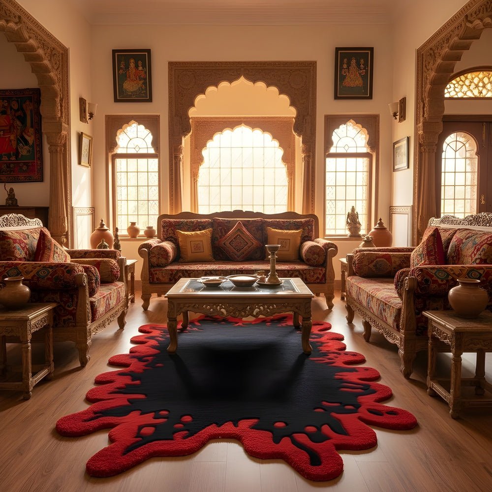 Ovia Irregular Hand Tufted Carpet & Rug