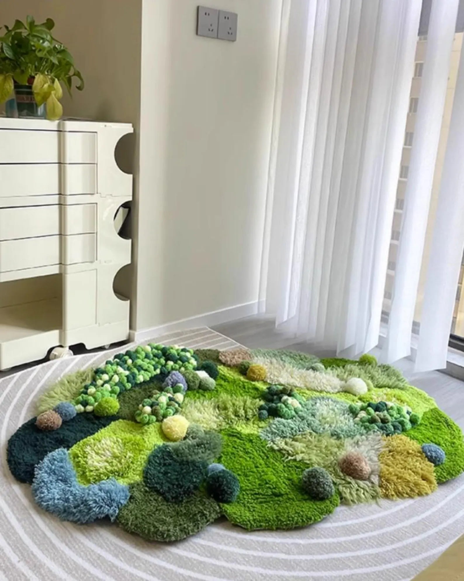 Lunar Moss Hand Tufted Carpet & Rug