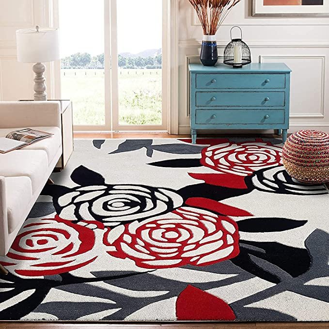 Jasminea Floral Hand Tufted Carpet & Rug