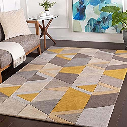 carpet hi carpet Multicolor Triangle Hand Tufted Carpet