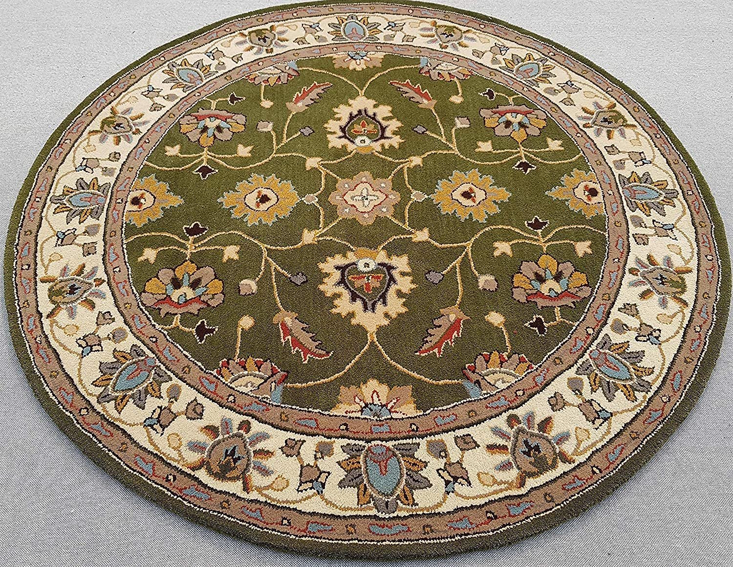 Lushique Round Hand Tufted Carpet & Rug